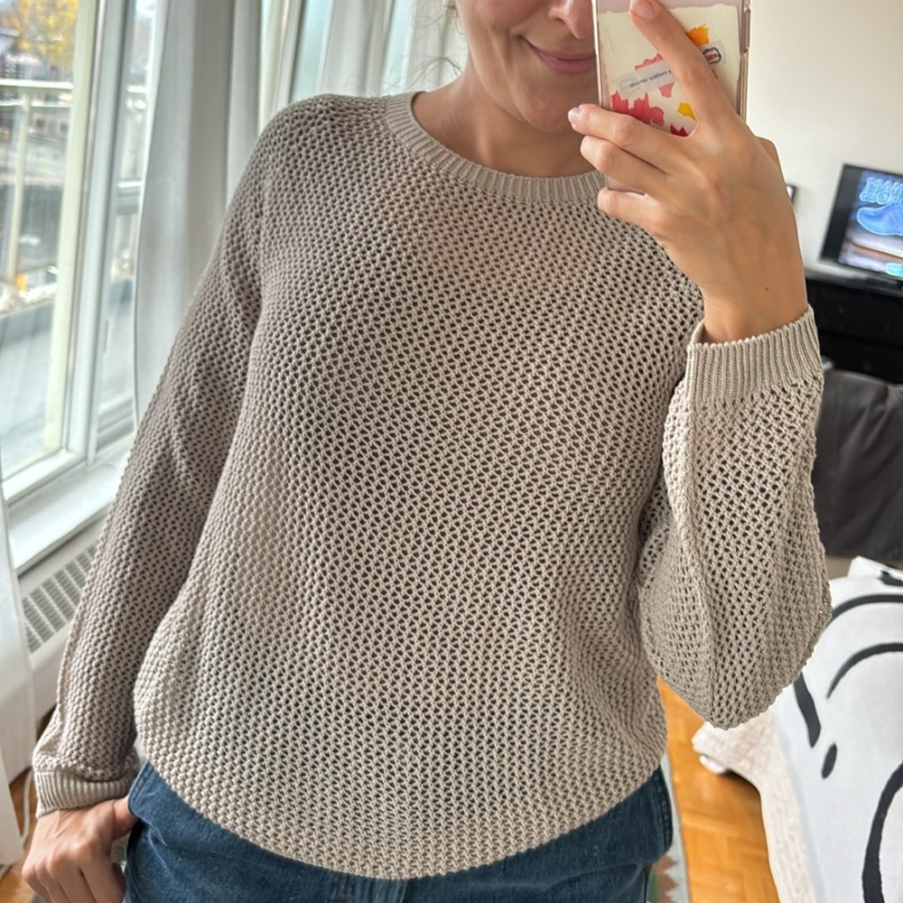NWT Uniqlo Open Knit Sweater, Size S